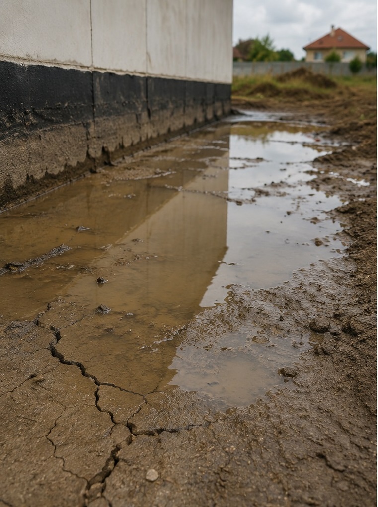 Probleme de drenaj și stabilitate ale terenului pentru construcții